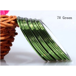 Fir metalic adeziv modele unghii #07